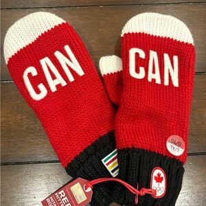 Hudson’s Bay Red Olympic Mittens Adult L/XL